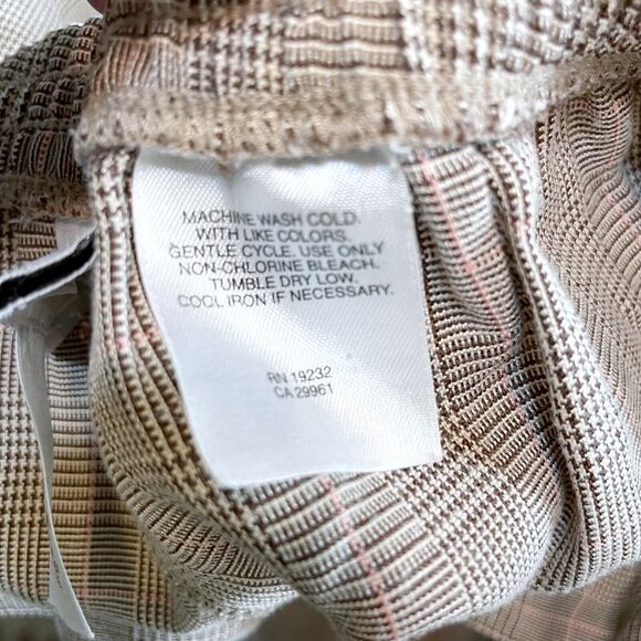 ALFRED DUNNER Womens Size 10 Vintage Plaid High Rise Pull On Pants Elastic Waist - Picture 4 of 4